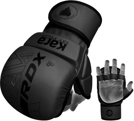 Rdx Sparring Grappling Handschuhe Shooter F6 Matt Schwarz L XL