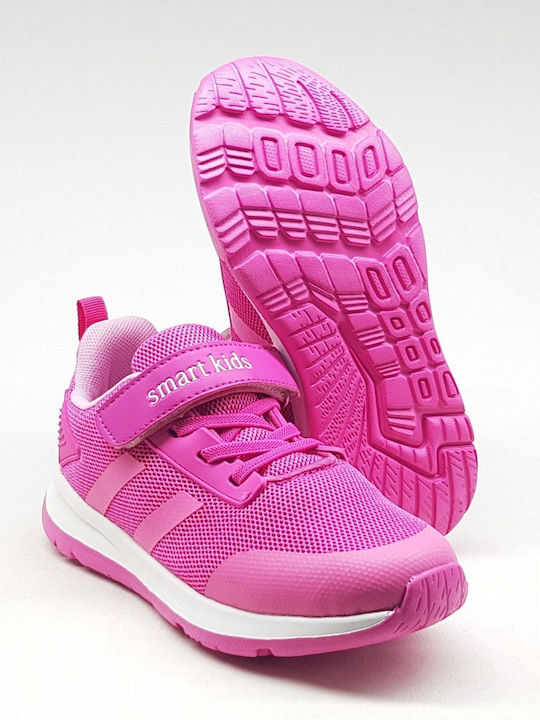 Παιδικά Sneakers με Σκρατς Φούξια