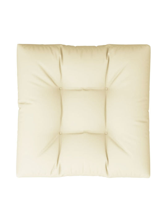 vidaXL Pernă De Bancă Pentru Scaune De Grădină Crem 80x80cm
