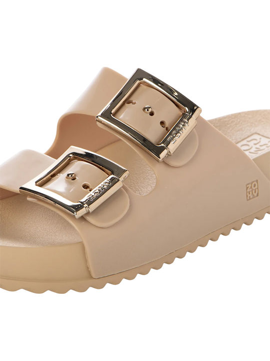 Women's Flat Sandals in Pink Color