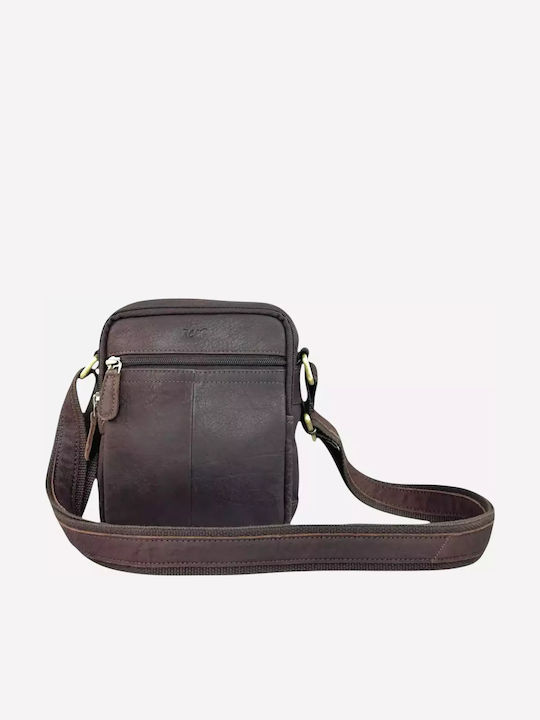 Leather Men's Bag Shoulder / Crossbody Brown
