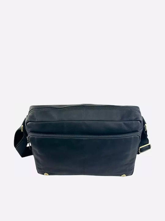 Leather Men's Bag Shoulder / Crossbody Black