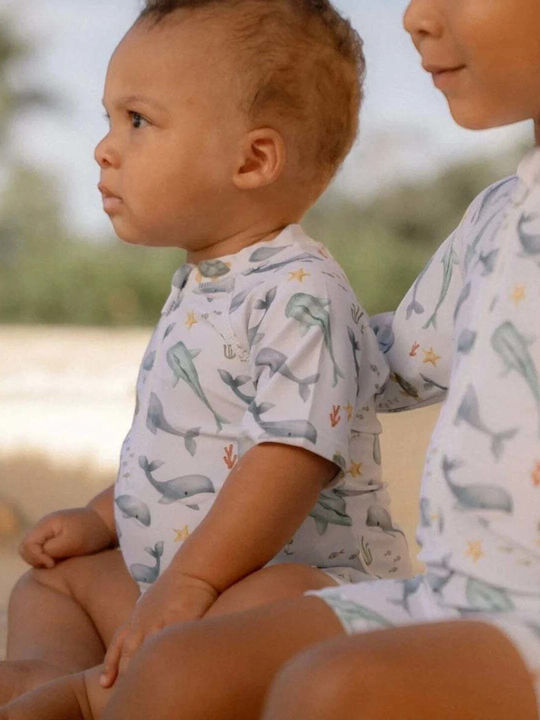 Little Dutch Kinder Badeanzug Rashguard Ocean Multi-colour
