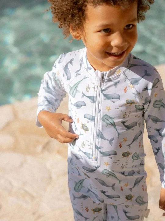 Little Dutch Kinder Badeanzug Rashguard Ocean Multi-colour