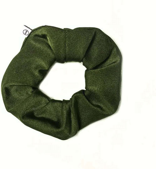 Elastic de păr Pcp Scrunchie Olive Monochrome