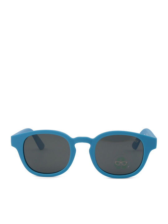 Okky Οβάλ Παιδικά Γυαλιά Ηλίου με Polarized Καθρέφτη Φακό Μπλε για 3-8 Ετών