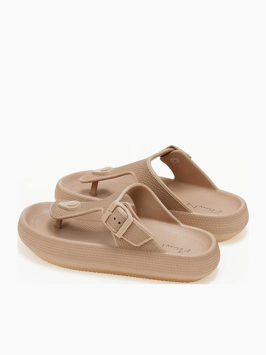 Frauen Flip Flops in Braun Farbe