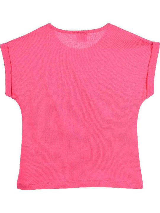 Kinderhemd Kurzarm Fuchsie Have A Nice Day
