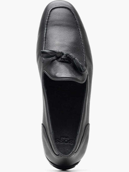 Δερμάτινα Ανδρικά Loafers σε Μαύρο Χρώμα