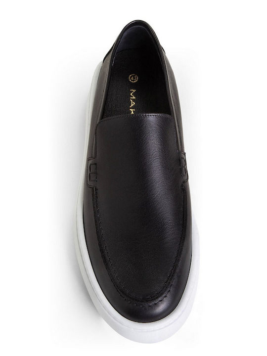Men's Leather Loafers Black