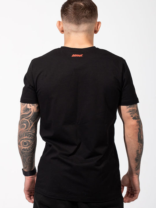 Fight T-shirt Black/red