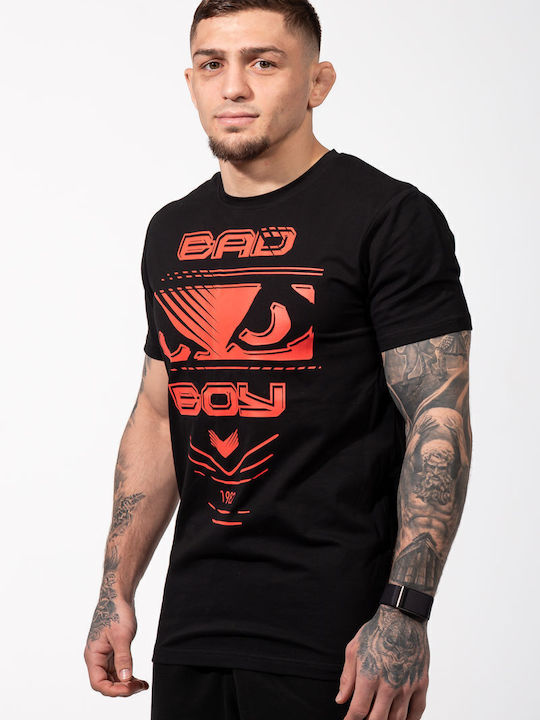Fight T-shirt Black/red