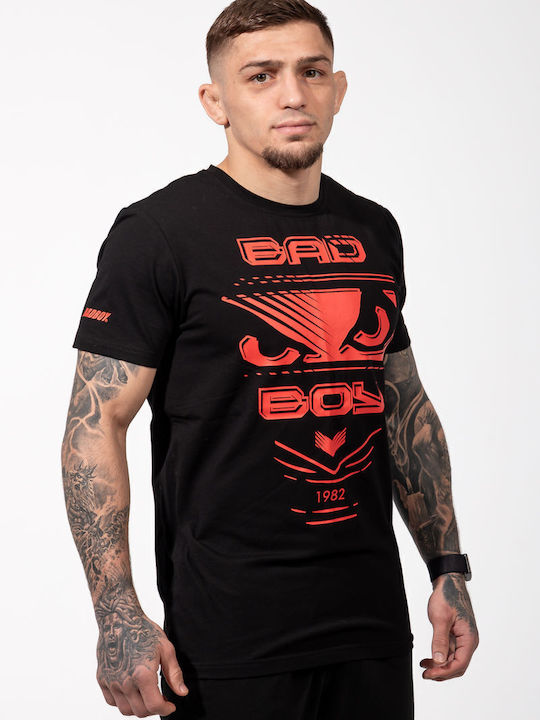 Fight T-shirt Black/red