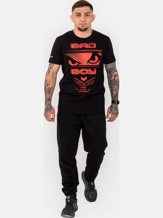 Fight T-shirt Black/red