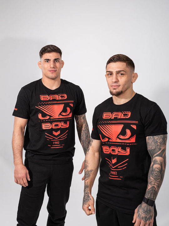 Fight T-shirt Black/red