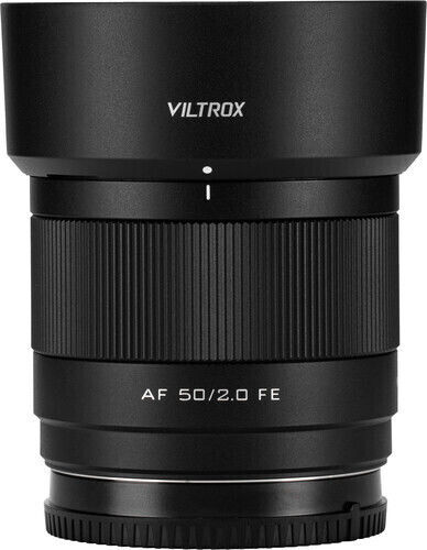 Viltrox Full Frame Camera Lens AF 50mm f/2 Air FE Fixed for Sony E Mount Black