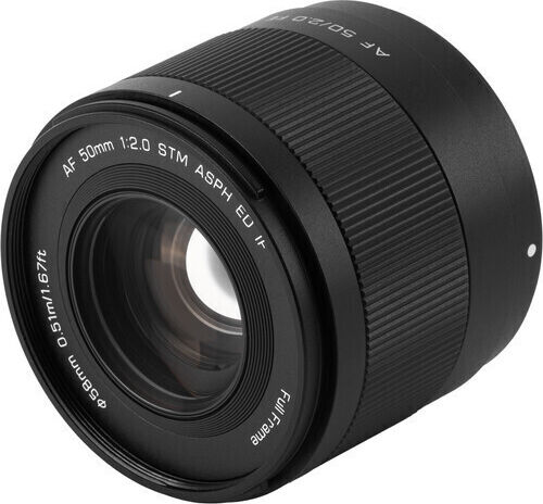 Viltrox Full Frame Camera Lens AF 50mm f/2 Air FE Fixed for Sony E Mount Black
