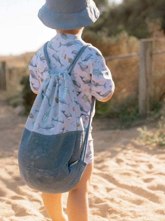 Little Dutch Ocean Sea Life Multi Colour Kids Bag Pouch Bag Beige