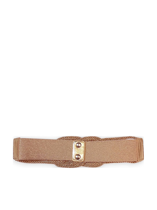 Elastisch Damen Gürtel Rosa