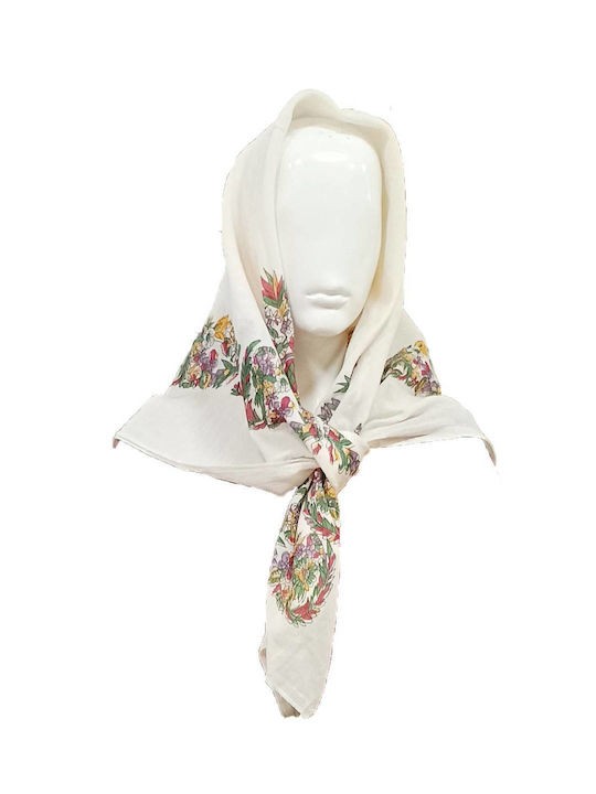 Kids Traditional Costume Kalymnos with Porphyra with Scarf with 1 Row Necklace