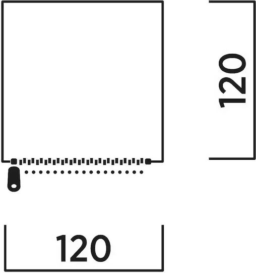 Easy Camp Καλοκαιρινή Σκηνή Camping Pop Up Τουαλέτας Μπλε 120x120x200εκ.