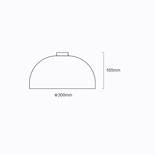 Sun Light Commercial Bell Light 18W Warm to Cool White 1550lm with Built-in LED Orange Ø16.5xH30cm