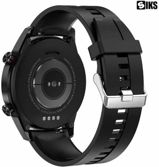 L13 Smartwatch με Παλμογράφο (Μαύρο)