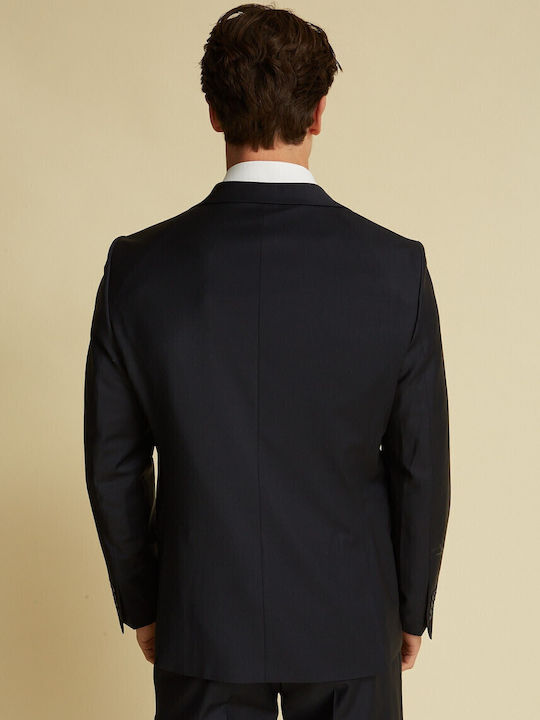 Men's Winter Suit Jacket Blue