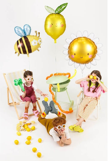 Balloon Foil Jumbo Multicolour Little Bee 56cm