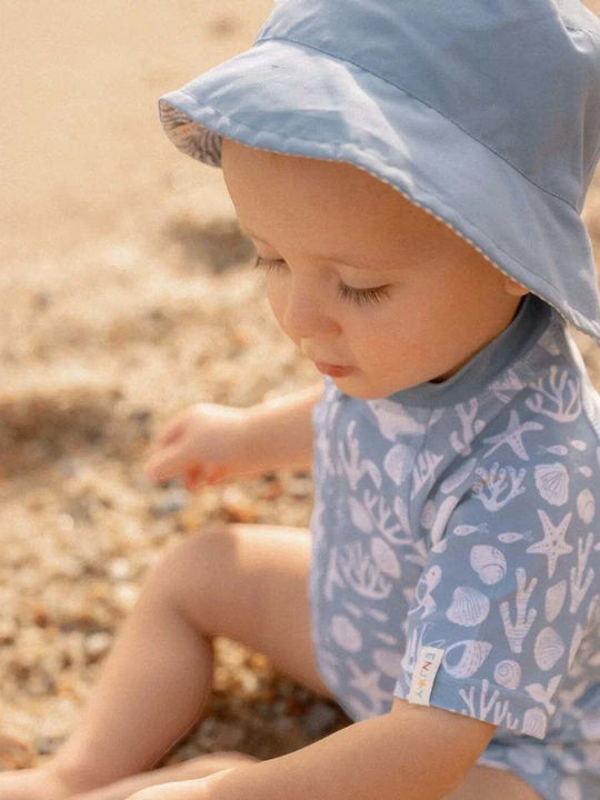 Little Dutch Παιδικό Καπέλο Bucket Υφασμάτινο Stripes Ocean Blue Μπλε