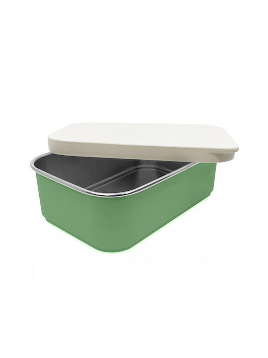 Smikkels Δοχείο Φαγητού Inox Πράσινο 900ml