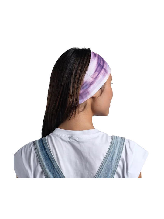 Buff Coolnet Uv Wide Athletic Headband Purple