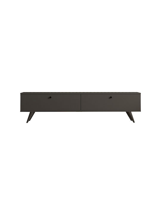 Έπιπλο Τηλεόρασης Jate Ανθρακί Μ160xΠ25xΥ40cm