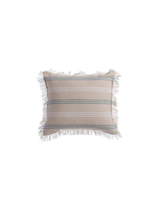 Nef-Nef Homeware Sofa Cushion Spirit From 100% Cotton Blue 45x45cm (Various Colors)