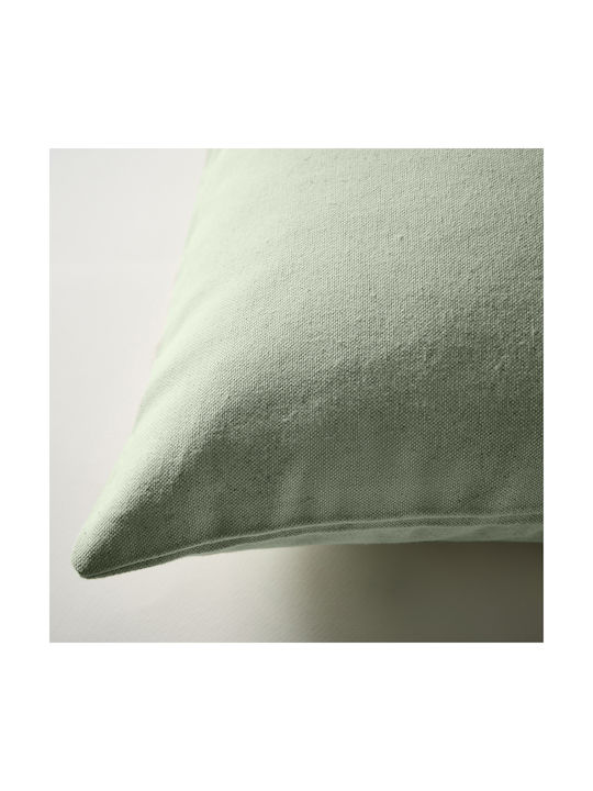 Gofis Home Decorative Pillow Case Everly From 100% Cotton Fresh Aqua 386 30x45cm