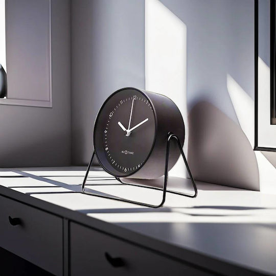 Berlin Wecker Schwarz 14 cm Nextime