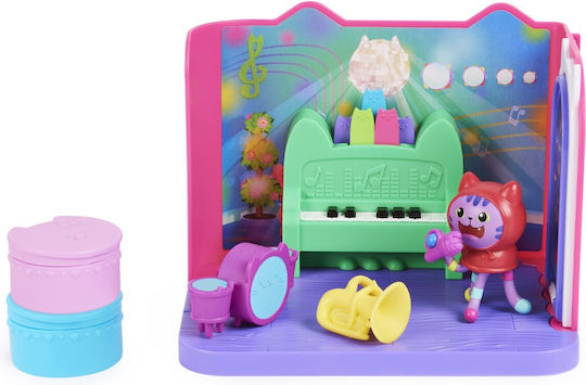 Spin Master Casa De Păpuși A Lui Gabby Daniel James Catnip Groovy Music Room Set De Camere De Lux Groovy Music Room Deluxe 'Daniel James Catnip' Pentru 3+ Ani