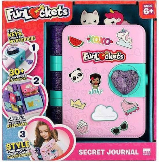 Fanatics Funlockets Secret Diary for Age 6+ (Miscellaneous Designs)