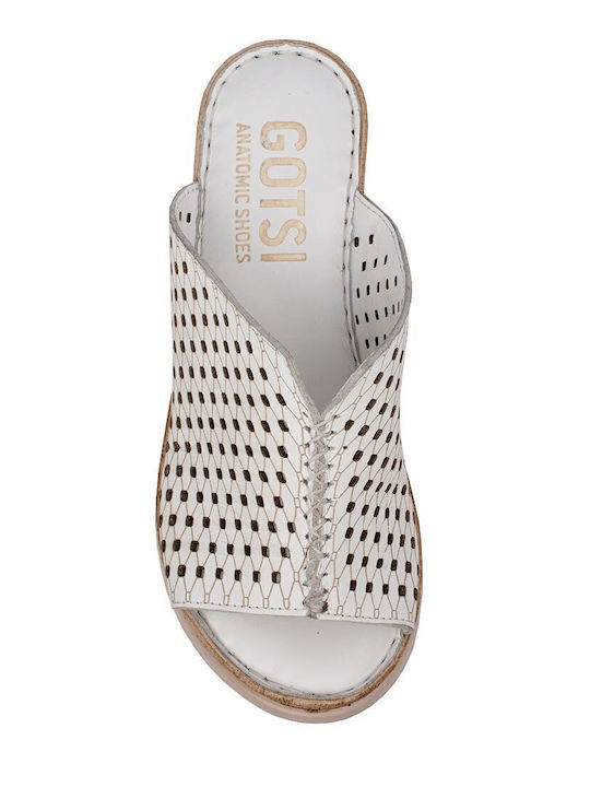 Anatomice Platforme Dama Tip Slip On Albe