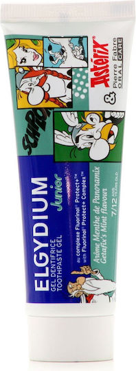 Elgydium Asterix Children's Toothpaste for 7+ Years with Mint Flavor 50ml