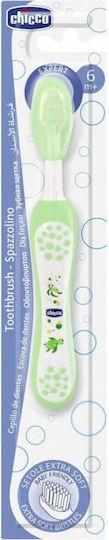 Chicco Костенурки Бебешка Четка За Зъби За 6м+ Зелена