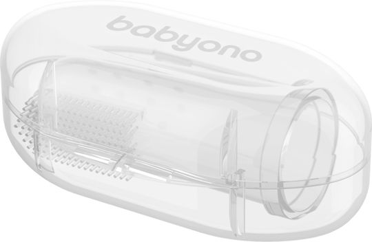 Babyono Baby Finger Toothbrush for 0m+ Transparent