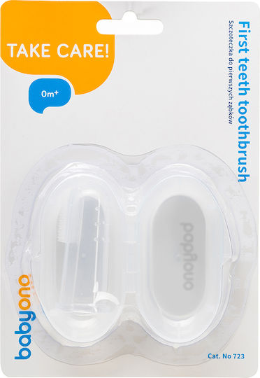 Babyono Baby Finger Toothbrush for 0m+ Transparent