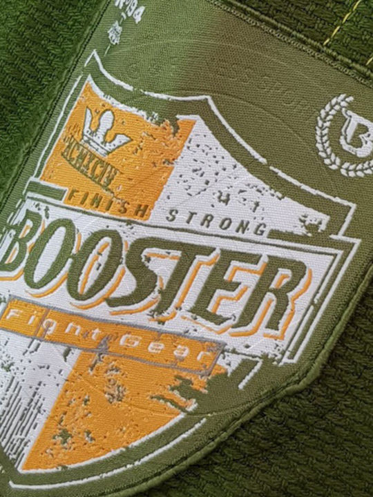 Booster Men's Brazilian Jiu Jitsu Jacket Green