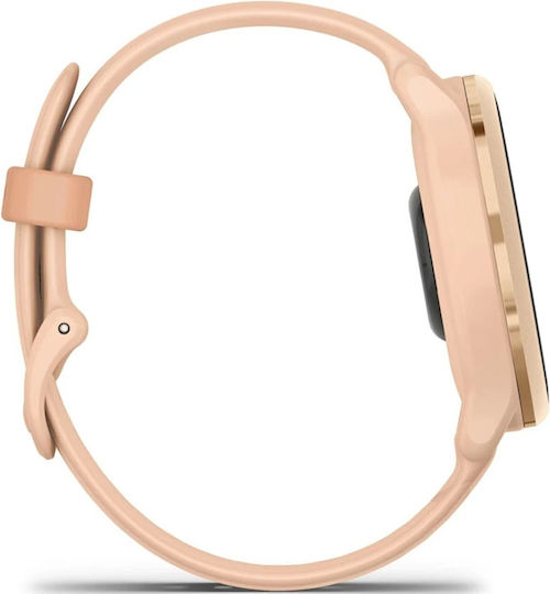 Garmin Vivoactive 6 Aluminium 42mm Αδιάβροχο Smartwatch με Παλμογράφο (Pink Dawn)