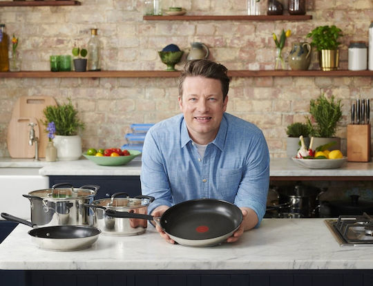 Tefal Jamie Oliver Уок от Неръждаема Стомана 28см