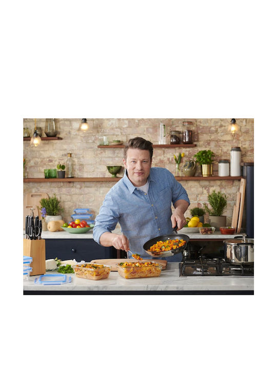 Tefal Jamie Oliver Wok made of Stainless Steel with Non-Stick Coating 28cm