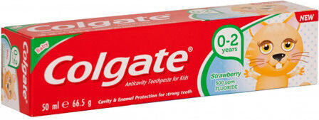 Colgate Baby Toothpaste for 0m+ with Strawberry Flavor 50ml
