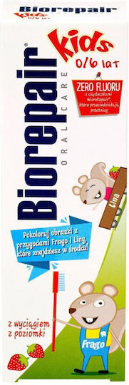 BioRepair Kids Βρεφική Οδοντόκρεμα για 0m+ με Γεύση Φράουλα 50ml