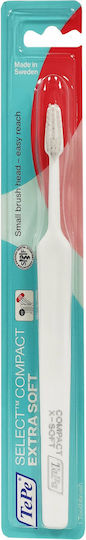 TePe Select Compact Extra Soft Παιδική Οδοντόβουρτσα Λευκή